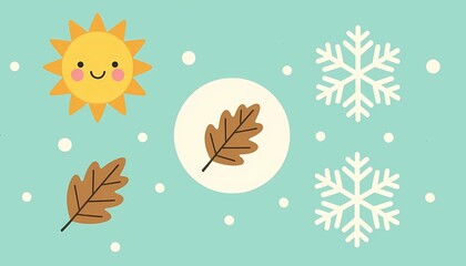  for kids clothes, decoration and wallpaper,   vector illustration of an autumn background