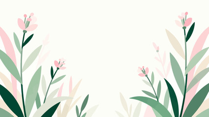 Floral plant illustration © KY