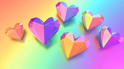 Gay Love Illustrated Through Heart Designs