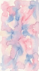 Abstract vertical background, watercolor paint bleeding effect, soft pinks and blues, organic shapes, artistic texture, handcrafted aesthetic, sstkVertical
