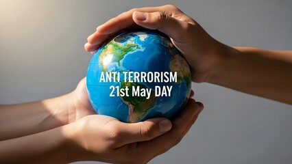 Anti terrorism day illustration