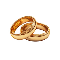 Two elegant, gleaming gold wedding bands, profound symbols of eternal love, unwavering commitment, and marital unity