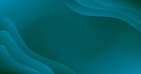 Aqua Gradient Background with Fluid Different shades and thickness Abstract pattern
