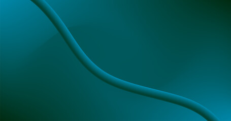 Abstract wallpaper illustration of Curve in blue and green Gradient Design for Copy Space