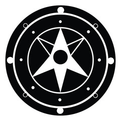 magic circle vector icon