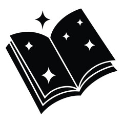 magic book vector icon