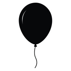 floating balloon vector icon