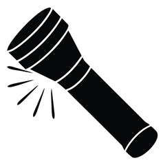 flashlight vector icon