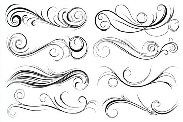 Elegant scroll design featuring intricate filigree swirls.