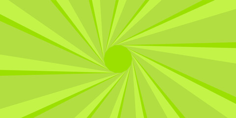 Abstract green background with hypnotic wavy lines pattern. Fresh and natural background