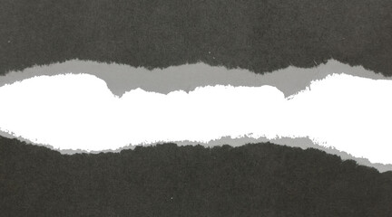 torn black pages with uneven texture edges. set of ripped black paper sheets png isolated on transparent background. document or newspaper mockup.
