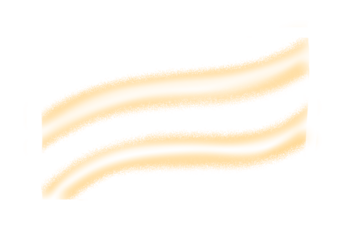 A white rectangle with wavy brush tear in the center and orange glowing light, isolated on transparent background.