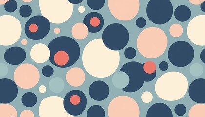 for kids clothes, decoration and wallpaper ,seamless pattern with circles