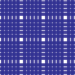 Blue thick line stylish check pattern design.