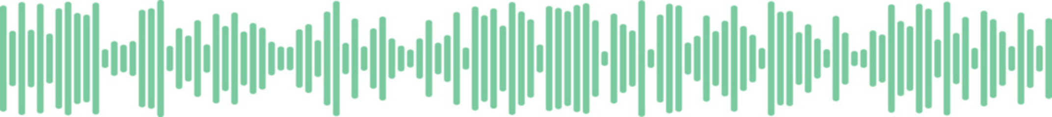 Graphical representation of sound wave patterns