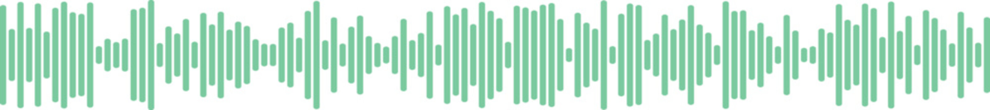 Graphical representation of sound wave patterns