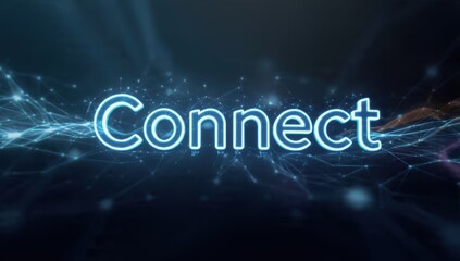 Connect: Digital Network Connection Concept