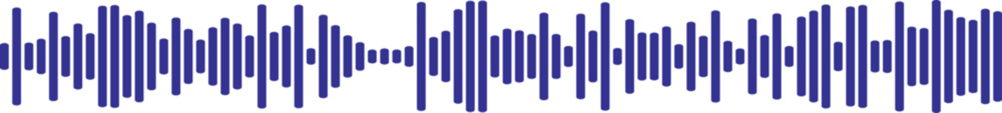 Graphical representation of audio waveform data