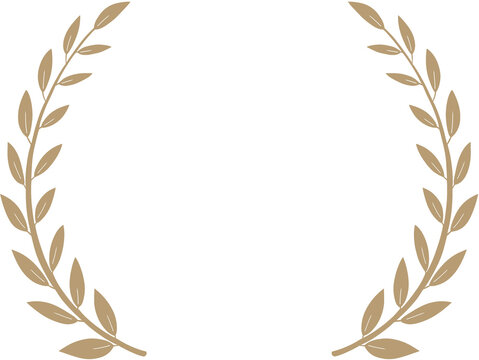 gold laurel wreath