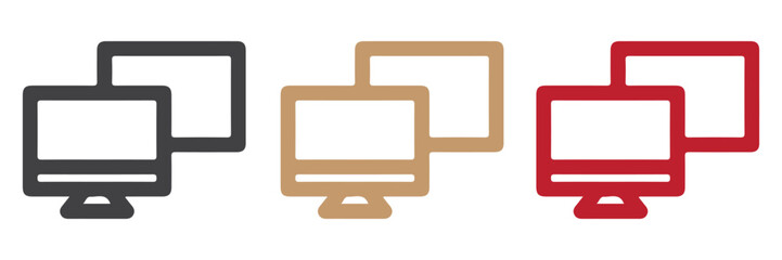 Obraz premium computer image Icon Set