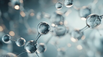 Detailed 3D Molecular Structure Visualization for Medical and Scientific Use