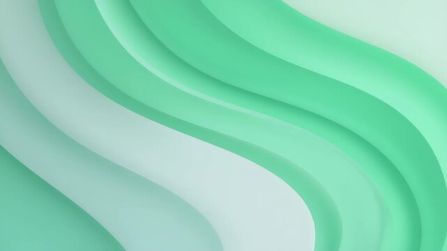 abstract background with green wave