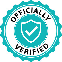 Official Verification Badge for Digital Identity Protection