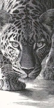 Bioluminescent Jellyfish Swimming Underwater, Animals in Nature, Close-Up, Marine Life, Concept Art