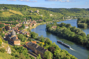 P&eacute;niche sur la Seine, Les Andelys, Eure, Normandie, France