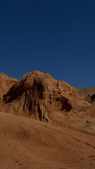 Red mountains of Boguty, Almaty, Kazakhstan