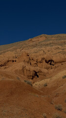 Red mountains of Boguty, Almaty, Kazakhstan
