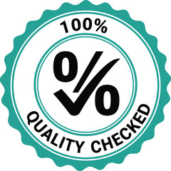 Quality Assurance Seal Emblem for Products and Services