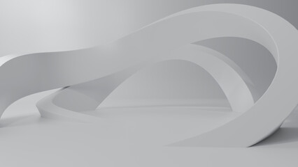 Abstract Futuristic empty floor and room Sci-Fi Corridor With light for showcase,room,interior,display products.Modern Future cement floor and wall background technology interior concept.3d render