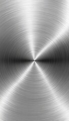 Clean Circular Metal Texture Background with Radial Gradient for Industrial Design and Materials Use