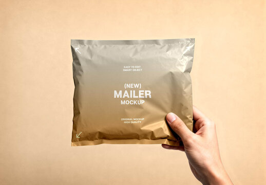 Mailer in Hand Mockup
