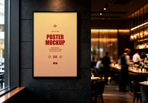 Wall Poster Mockup