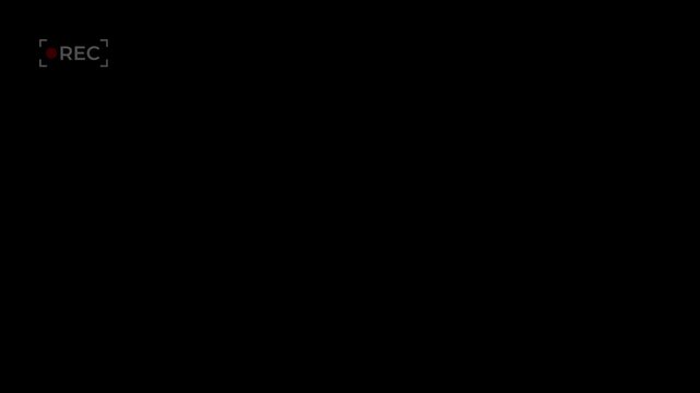 Video Recording REC Indicator Screen Overlay Animation Loop