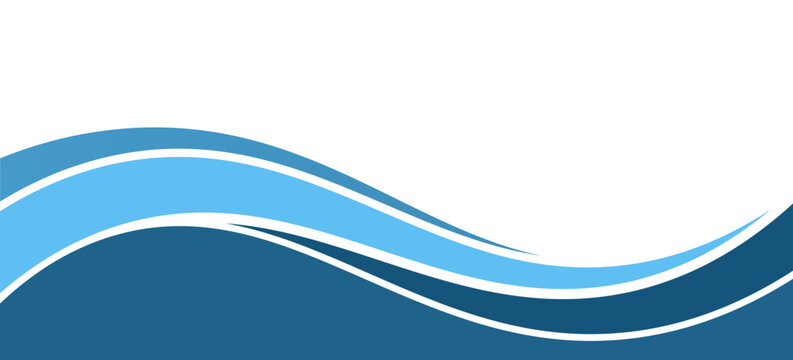 Blue curve line vector background overlap layer paper on white space for text and message design