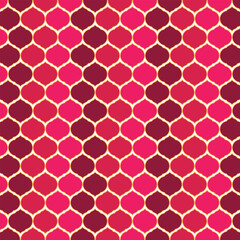 Ramadan vibrant red and burgundy geometric pattern