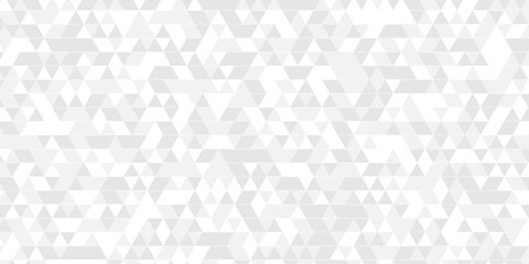 white and gray gradient grid square wall vector triangle overlap low polygon paper texture web template design. © MdLothfor