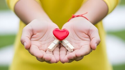 Happy valentine's day greeting with heartfelt symbolism and love