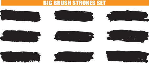 brush, Black brush strokes Black set paint , ink brush, Black set paint, ink brush, brush strokes, brushes, lines, frames, box, grungy. 