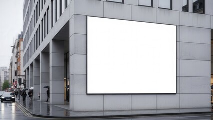 Blank Billboard on Modern Building 4.