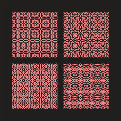 Traditional African Inspired Geometric Pattern for Fabric Print