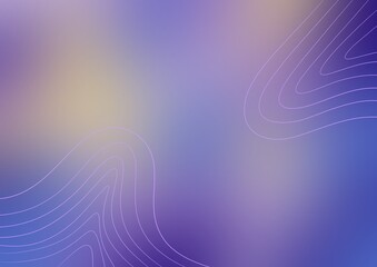 Abstract purple gradient background with soft flowing contour lines 
