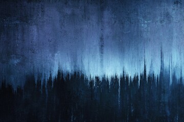 Naklejka premium Abstract blue and black textured background resembling a rainy night
