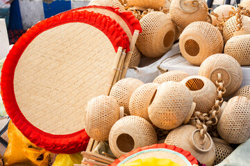 Bamboo Handcrafted Home Decor and Traditional Hand Fan at Kolkata Handicraft Fair
