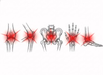 Human Joint Pain Illustration