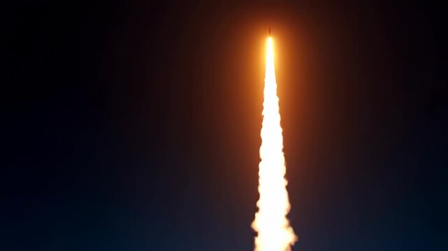 Experience the stunning launch of a rocket soaring into the sky, marking the beginning of a remarkable space journey