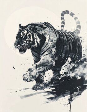 筆書きイラスト虎」の写真素材 | 314件の無料イラスト画像 | Adobe Stock